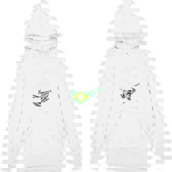 ビンテージ ブラジルの旗 面白い ブラジル 猫 サングラス パーカー - Kawaiitshirt