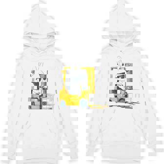 フォークリフト オペレーター フォークリフト ドライバー 物流 うさぎ イースター パーカー - Kawaiitshirt