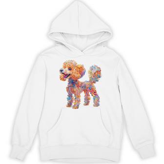 プードル 犬 モチーフ ペット イラスト プードル パーカー - Kawaiitshirt