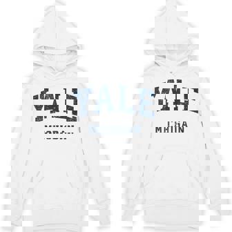 ミシガン州イェールミシガン州ヴィンテージアスレチックスポーツデザイン パーカー - Kawaiitshirt