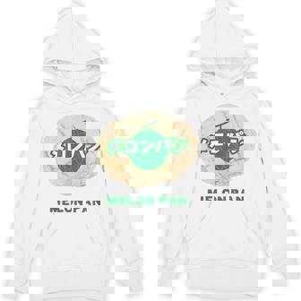 メロンパン メロン イラスト かわいい レトロ 昭和 菓子パン メロンパン好き おもしろ パーカー - Kawaiitshirt