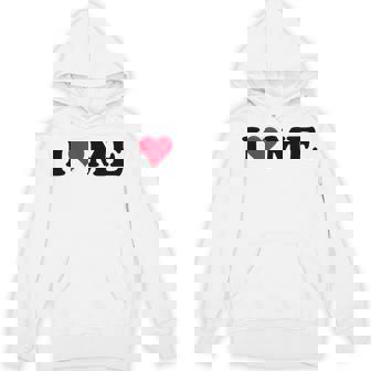 レッドハートデザイン I Love Me パーカー - Kawaiitshirt