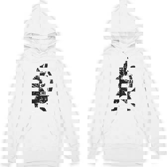 太極拳の練習をしている陽気な猫 陰陽 長袖tシャツ パーカー - Kawaiitshirt