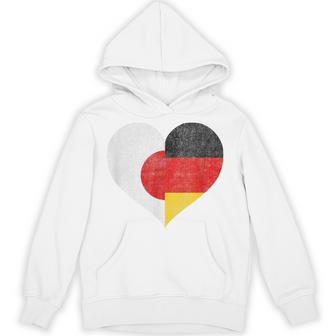 日本 ドイツ 国旗 ハート サッカー パーカー - Kawaiitshirt