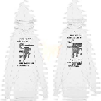 私は放射線で汚染されています 日本の猫 おもしろミーム パーカー - Kawaiitshirt