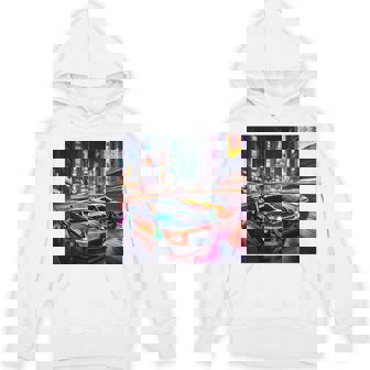 背面にjdmドリフトレーシングカー東京ドリフトスカイライン2台。 パーカー - Kawaiitshirt