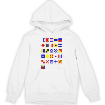 航海信号旗 アルファベット パーカー - Kawaiitshirt