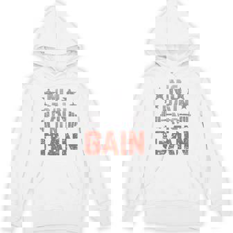 裏面にプリント No Pain No Gainign No Pain No Gain Meme パーカー - Kawaiitshirt