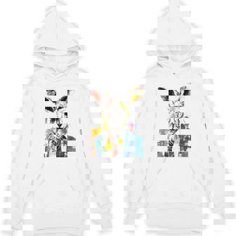 鮮やかなカンガルー、ネクタイ付き。 パーカー - Kawaiitshirt