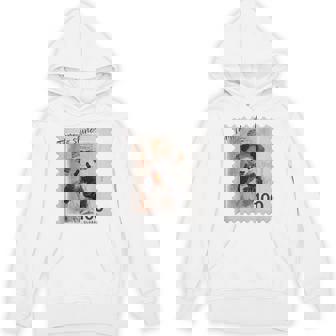 麦わら帽子 りんご パンダ 小さなパンダ 切手風 パーカー - Kawaiitshirt