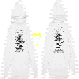 黒猫大丈夫だよ元気だ肉腫啓発 パーカー - Kawaiitshirt