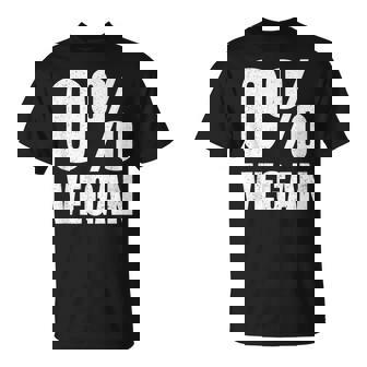 0 ビーガンゼロ パーセントビーガンカーニボア Tシャツ - Kawaiitshirt