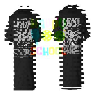 100 Days Of School Racquetball Paddle T-Shirt | Mazezy