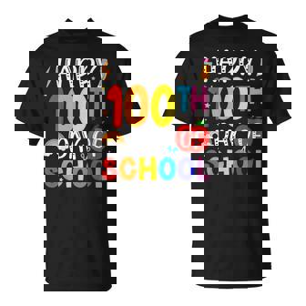 100th Day Of School Teachers Students 100 Days Of School T-Shirt | Mazezy