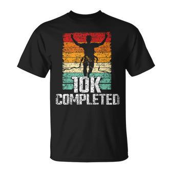 10K Terminé La Course À Pied Exécuter Coureur 10K T-Shirt - Cadeauxyz