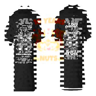 10Th Wedding Anniversary 10 Years Of Driving Each Other Nuts T-Shirt | Mazezy