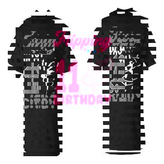 11 Year Old Girl Flipping Into My 11th Birthday Gymnastics T-Shirt | Mazezy