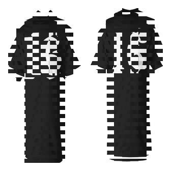 16番 16番 番号付き Tシャツ - Kawaiitshirt