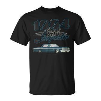 1964 Impala 30 Lowrider Kustom Lead Sled Hot Rod Muscle Car T-Shirt - Monsterry