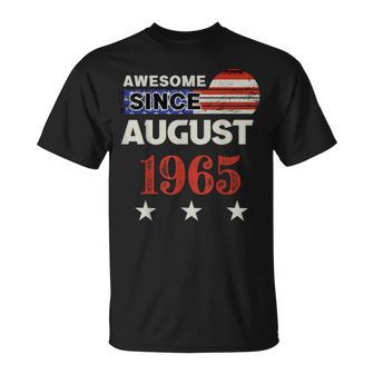 1965年以来素晴らしいヴィンテージアメリカ国旗クラシック1965年8月。 Tシャツ - Kawaiitshirt