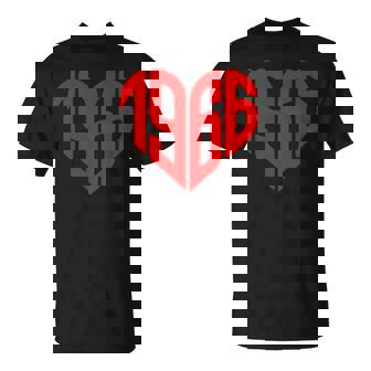 1966 ハート ヴィンテージ 1966年製 ハート型 還暦祝い Tシャツ - Kawaiitshirt