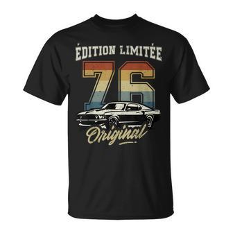 1976Intage Anniversaire Retro Pour Homme 70S Et 80S T-Shirt - Cadeauxyz