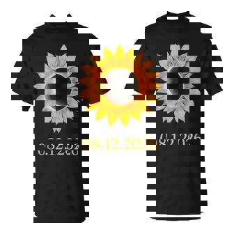 2026 Eclipse Sunflower Totality Men Women Kids Tank Top T-Shirt | Mazezy