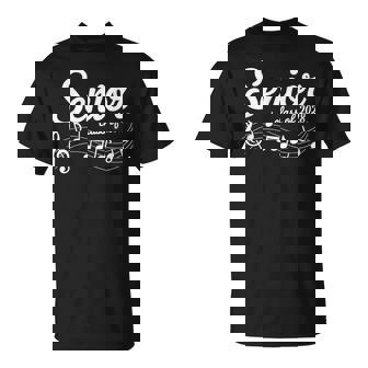 2028 Senior Choir Band Orchestra Class Of 2028 Music Notes T-Shirt | Mazezy