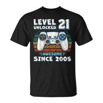 21 Year Old Bday Decorations 21Yr 2005 21Th Birthday T-Shirt - Thegiftio UK