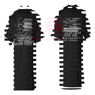 250 Years Of Freedom 1776 2026 Usa Flag 250Th Birthday T-Shirt | Seseable FR