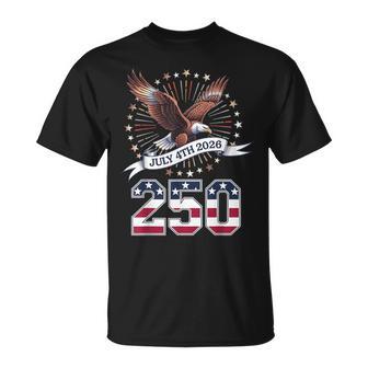 250Ème Anniversaire Patriotique 4 Juillet Usa 1776-2026 T-Shirt - Cadeauxyz