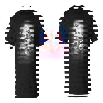 3 Flamingos Howling At The Moon Pink Flamingo Lover T-Shirt - Thegiftio