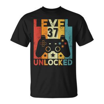 37E Anniversaire Homme 37 Ans Contrôleur De Jeu Gamer T-Shirt - Cadeauxyz