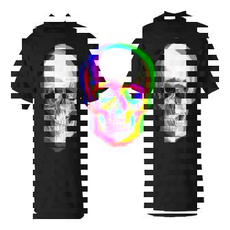 3Dスカル。 Tシャツ - Kawaiitshirt