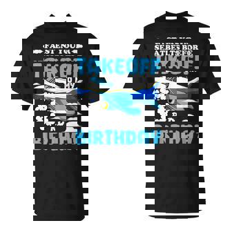 3歳の誕生日飛行機 パイロット固定シートベルト離陸飛行機 Tシャツ - Kawaiitshirt