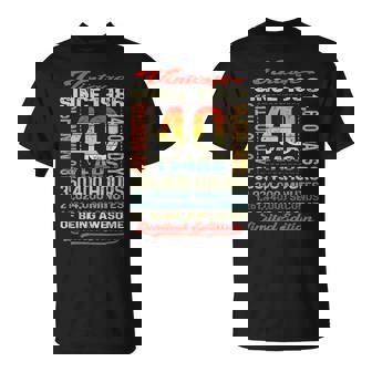 40歳 480ヶ月 すごい生まれ 1986年 40歳の誕生日 Tシャツ - Kawaiitshirt