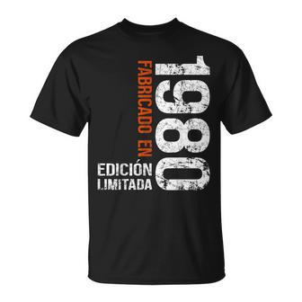 46 Años Regalo De Cumpleaños Hombre Fabricado En 1980 Camiseta unisex - Regaloses