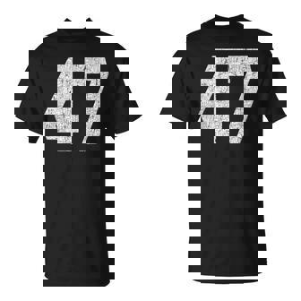 47 ジャージユニフォーム バーシティ スポーツ番号 47歳の誕生日 Tシャツ - Kawaiitshirt