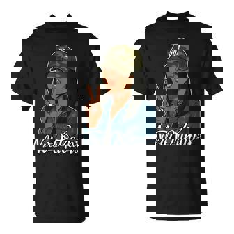 504 New Orleans Camo Hat Woman T-Shirt | Mazezy