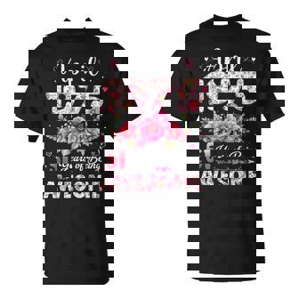 51歳 1975年4月 花柄 51歳 誕生日 男性 女性 Tシャツ - Kawaiitshirt