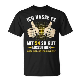 54 Geburtstag Mann Frau 54 Jahre 1971 Deko Lustig Geschen T-Shirt - Geschenkecke