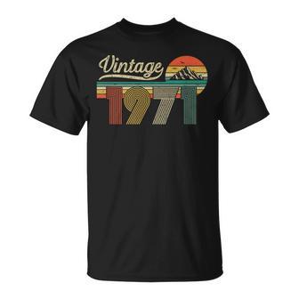 55 Años Cumpleaños Hombre Hecho En 1971Intage Regalo Camiseta unisex - Regaloses
