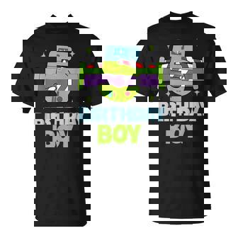 5Th Birthday Boy Toy Lover 5 Year Old Story Bday Party T-Shirt - Thegiftio