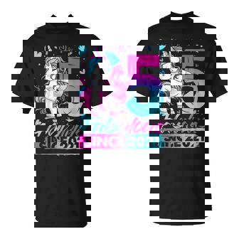 5Th Birthday Girl 5 Year Old 5 Birthday Girl T-Shirt | Seseable FR