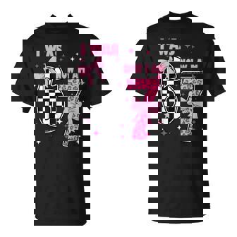 I Was 6 Now I Am 7 Coquette Checkered Leopard Birthday Girl T-Shirt | Seseable CA