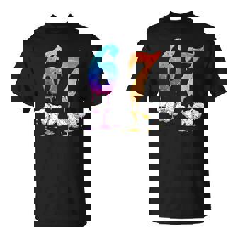 6 7 Six Seven Meme Hands Ice Cream Baseball Drip Boy Girl T-Shirt | Mazezy