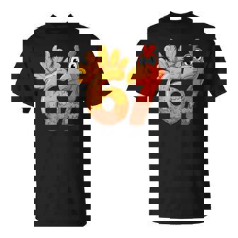 6 7 Turkey Six Seven Meme 67 Thanksgiving Boy Girl Kid T-Shirt | Mazezy