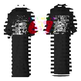 I Was 6 Now Im 7 Unicorn Birthday Girl For Men Women Kids T-Shirt | Mazezy