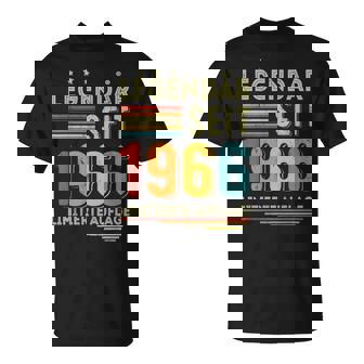 60 Geburtstag Mann Frau 60 Jahre Alt Legendäreit 1966 T-Shirt - Geschenkecke