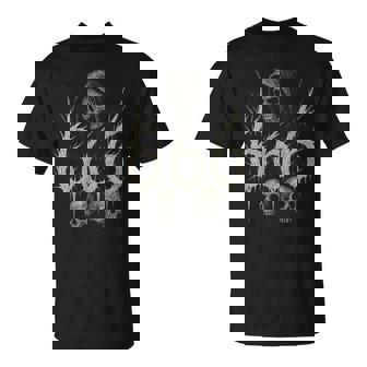 666 Iniestroatánico Y Oculto Número De La Bestia Arte Camiseta unisex - Regaloses